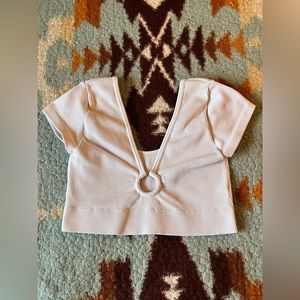 Aerie Crop Top Bralette- White